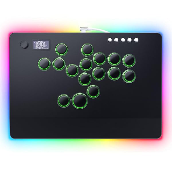 【送料無料】レバーレス アケコン レバーレスコントローラー【多機能メニューボタン×アルミ合金筐体】G..