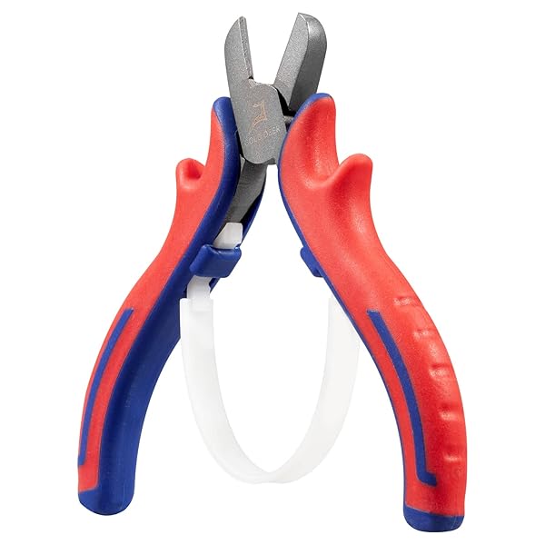 【送料無料】精密ニッパー マイクロニッパー ミニニッパ スタンダードニッパ プラスチック ワイヤークラフトペンチ ミニチュア クロムバナジウム鋼 テフロン加工 サビにくい プラスチックバネ付 小型 プロ仕様 精密作業 アクセサリー工具 プラモデル用