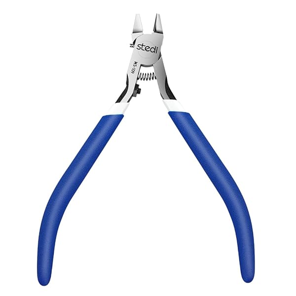 【送料無料】超極薄刃 ニッパー 薄刃 片刃 工具 鋭い薄い刃で刃の保護カバー付きのプラスチックモデル ...