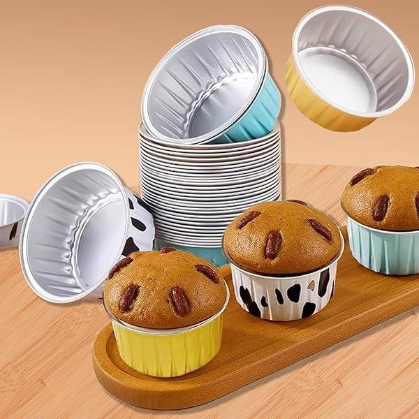 【送料無料】30枚耐熱カップ マフィマフィン カップ シリコン マフィン型 繰り返し利用可 おかず カップ ベーキングカップンカップ アルミ箔 30枚入 3色ラ...