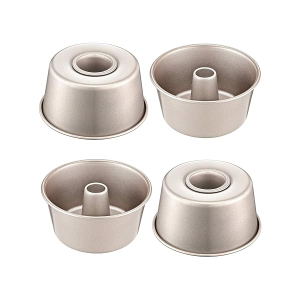 【送料無料】mini四セット ケーキ型パン型 タルト型 粘りにくいケーキ型 (Miniシフォン型)