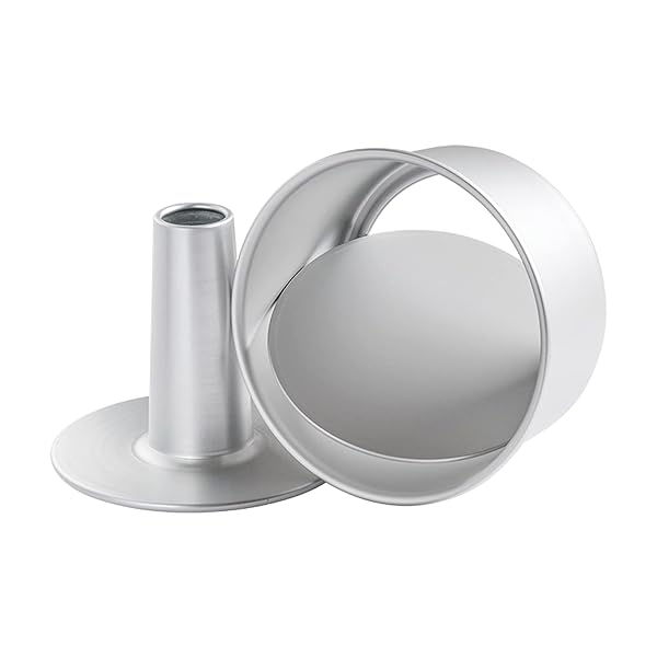 【送料無料】シフォンケーキ型 &スポンジ型 21cm シフォン型 アルミ つなぎ目のない焼型 底取 お菓子型..