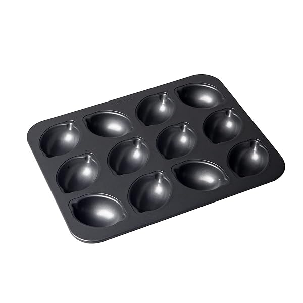 【送料無料】ケーキ型 レモン型 粘りにくいケーキ型 (12ヶ付)