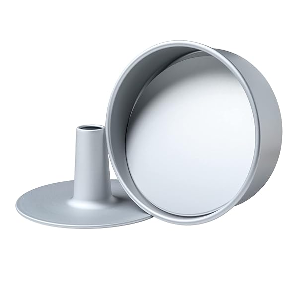 【送料無料】シフォンケーキ型 & デコ型 アルミ 20cm シフォン型 しふぉんけーき 型 底取 つなぎ目のな..