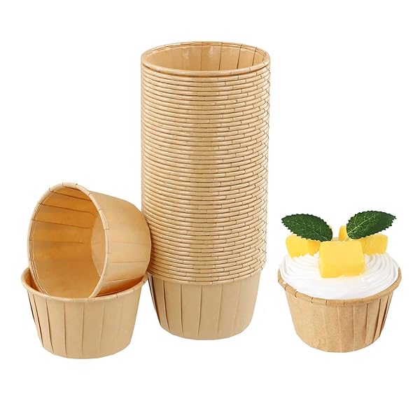 【送料無料】マフィン型 ケーキカップ マフィンカップ 50枚ベーキングカップ ケーキ型 カップケーキ di..