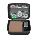 【送料無料】保管ケース キングジムのラベルプリンター「テプラ」PRO SR-MK1に対応テプラPROACアダプターとテープカートリッジ用トラベルケース(ボックス...