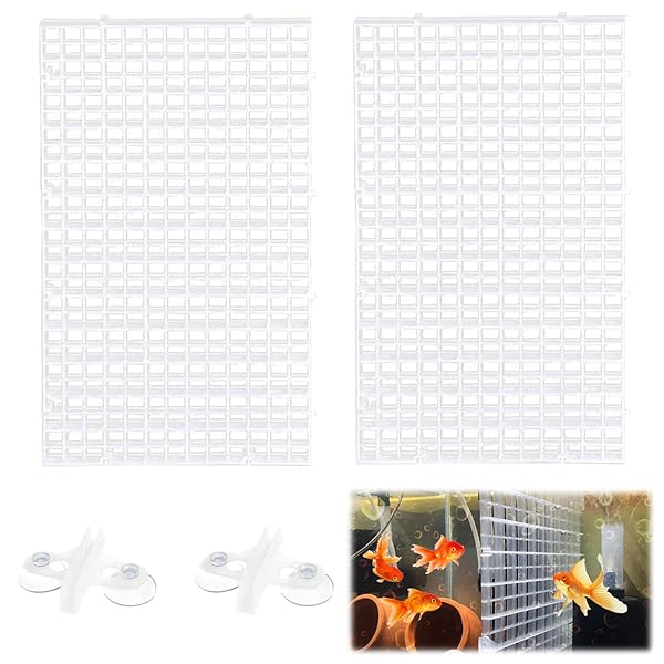 【送料無料】水槽仕切り 水槽 隔離 水槽セパレータ【 2点セット】ゴム製吸盤付き 30*15cm フィルター カット スプライス可能 使いやすい 混泳魚や爬虫類などの水槽に適している