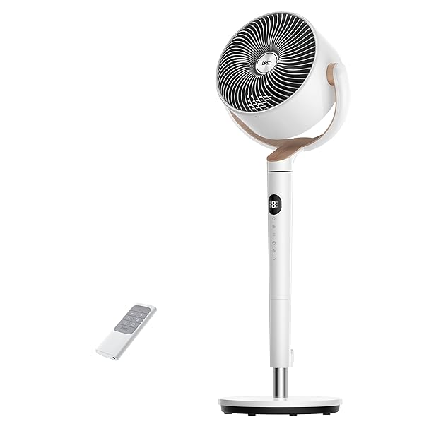 【送料無料】サーキュレーター 【極静音23dB・四季対応・節電対策】 DCモーター 扇風機 6~30畳 8段階風量 3D首振り 洗える 8Hタイマー 冷暖房補助 空气循? ?気 衣類乾燥 梅雨 強力 高さ89-101cm調整可能 リモコン付き 白い