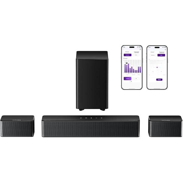 【送料無料】サウンドバー 5.1ch スピーカー サラウンド 320W 大出力 APP制御 ホームシアター ワイヤレ..