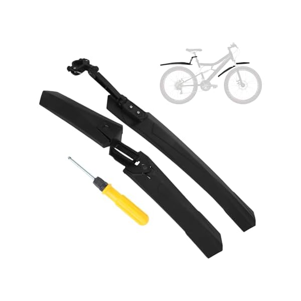 【送料無料】自転車 フェンダー マウンテンバイク 工具付き 延長タイプ 高さ調整可能 泥除
