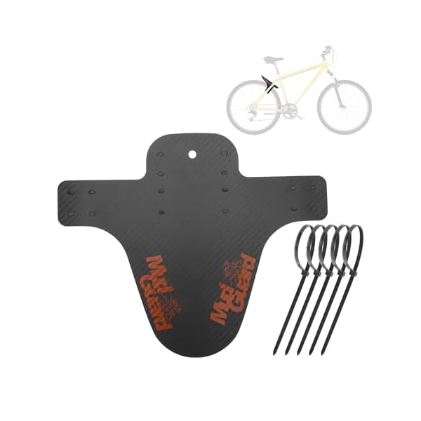 【送料無料】自転車 フェンダー 泥除け 汎用タイプ タイラップ式 ケーブル束ね具5本 どろよ