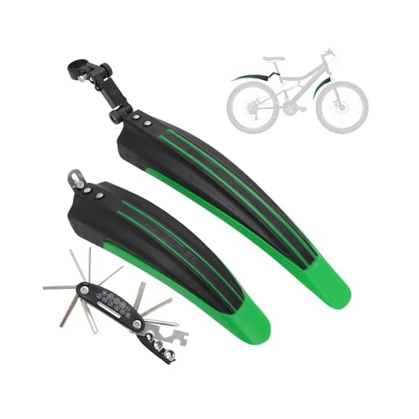 【送料無料】自転車 フェンダー マウンテンバイク 24～26インチ対応 工具付き 高さ調整可能