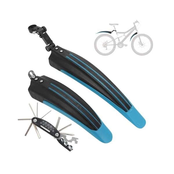 【送料無料】自転車 フェンダー マウンテンバイク 24～26インチ対応 工具付き 高さ調整可能