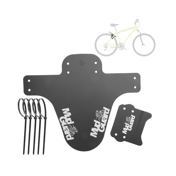 【送料無料】自転車 フェンダー 泥除け 汎用タイプ タイラップ式 ケーブル束ね具5本 どろよ