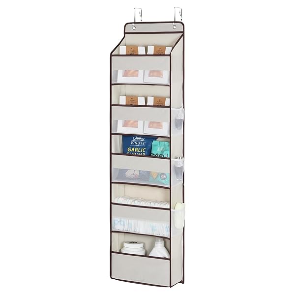 【送料無料】ウォールポケット 【2025変形防止設計】 5段 ドア掛け 収納ポケット 壁掛け 吊り