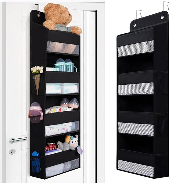 【送料無料】ウォールポケット 【2025変形防止設計】 4段 ドア掛け 収納ポケット 壁掛け 吊り