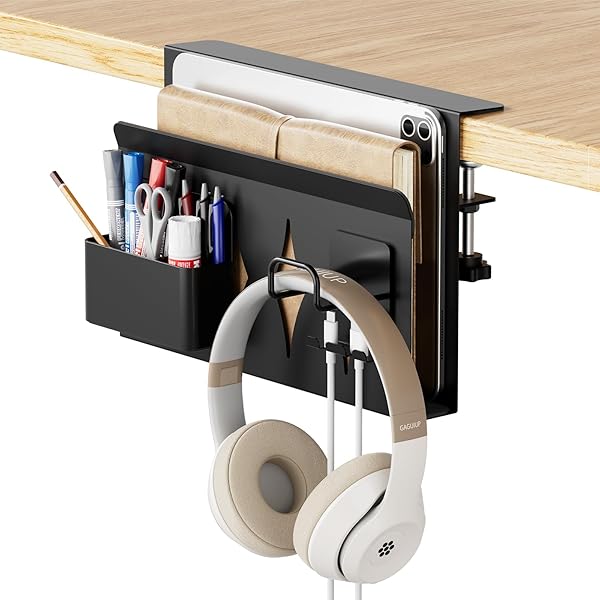 【送料無料】デスクサイド 収納 ラック 小物入れ デスクサイドホルダー テーブルサイドポケ