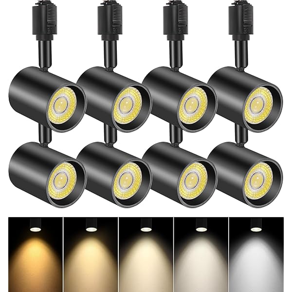 【送料無料】5色調節 ダクトレール用スポットライト, LED一体型照明 10W(85W形相当), 明るい レ