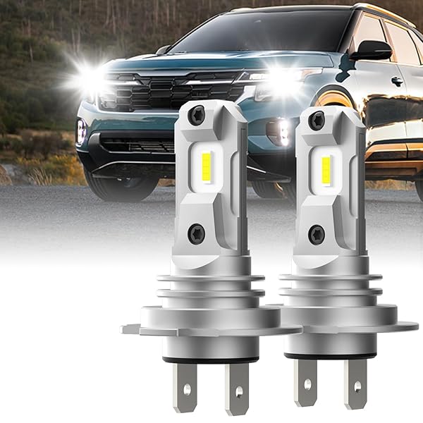 【送料無料】H7 LEDヘッドライト車検対応 H7 LED 8つの超高輝度CSPチップ搭載 2倍ハロゲン明るさ