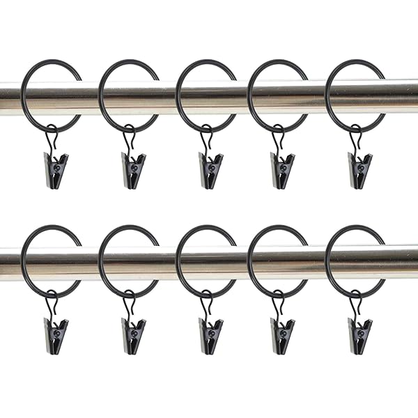 【送料無料】カーテンリングクリップ カーテンクリップフック シャワーカーテン クリップ