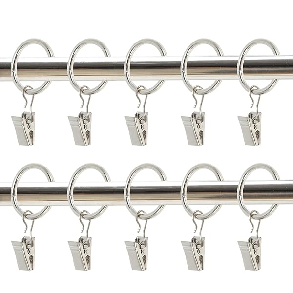 【送料無料】カーテンリングクリップ カーテンクリップフック シャワーカーテン クリップ