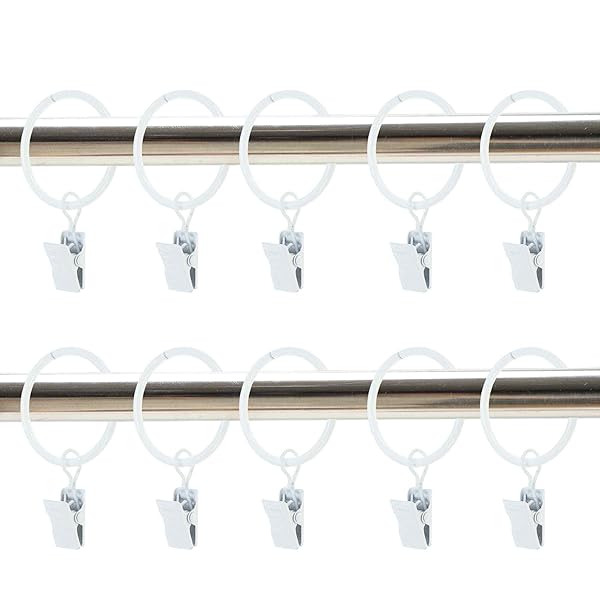 【送料無料】カーテンリングクリップ カーテンクリップフック シャワーカーテン クリップ