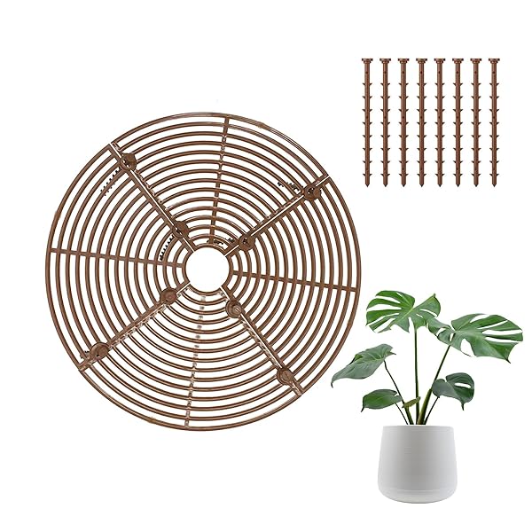 【送料無料】植木鉢グリッド 直径30cm 丸型 植木鉢カバー 土壌プロテクター保護 土壌グリッ