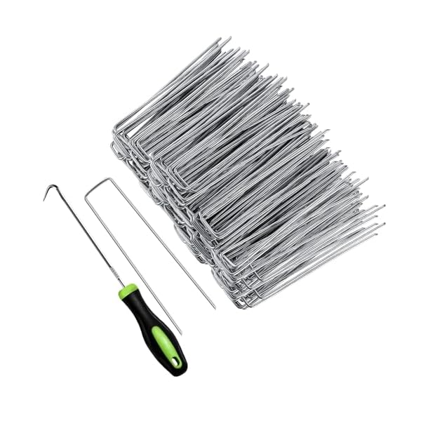 【送料無料】Uピン杭 人工芝 ピン 15cm 200本セット 防草シート 固定ピン 農業用ネット マ ...