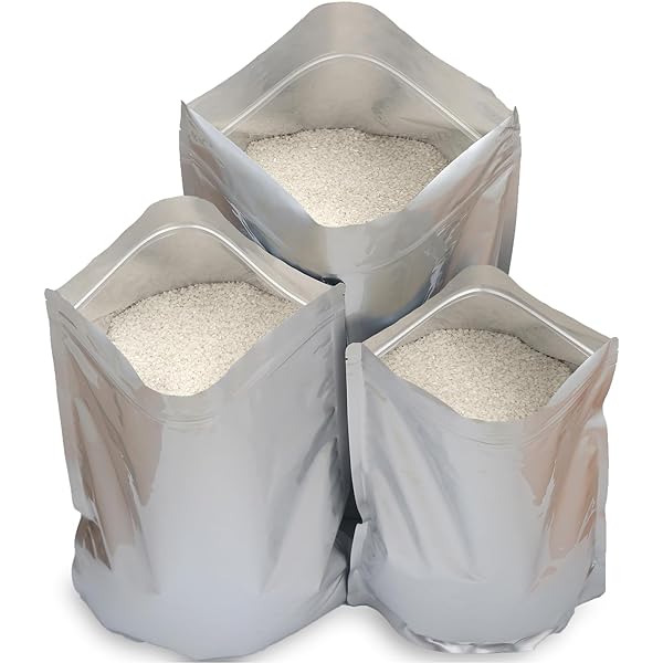 【送料無料】お米保存袋 米袋 3kg 5kg 10kg お米 保存容器 ジッパー付き アルミ袋 特大 チャック