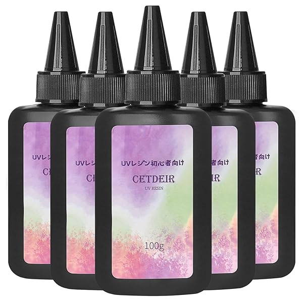 【送料無料】レジン液 UV LED 大容量 500g ハードタイプ 低粘度/高い透明性 クリア オー ...