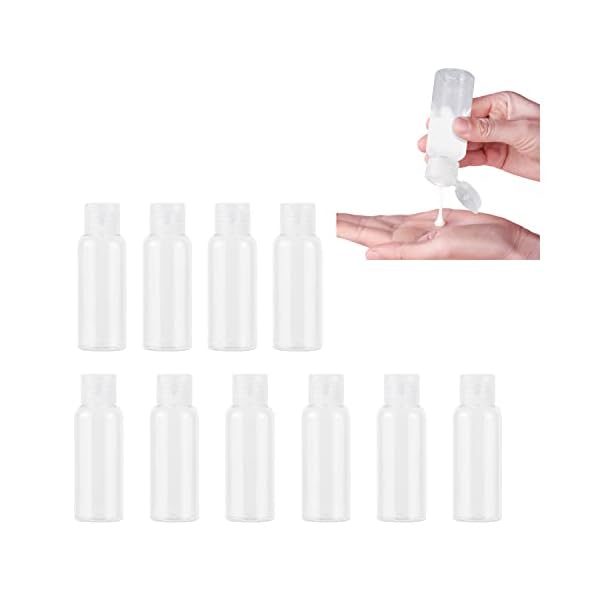 【送料無料】トラベルボトル 小分けボトル （10個 50ml）詰め替え容器 漏れ防しデザイン 旅行