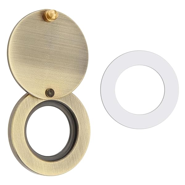 【送料無料】ドアスコープ 覗き穴 カバー のぞき見防止金具 防犯対策 のぞき見防止カバー