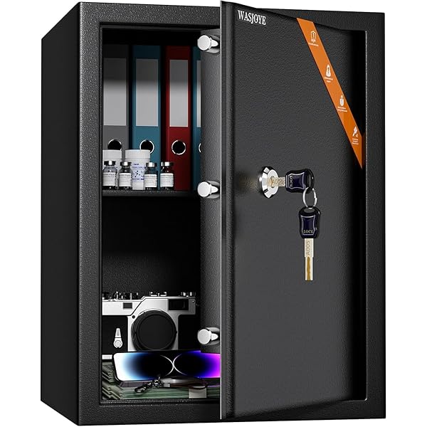 【送料無料】金庫 家庭用金庫 キーロック式 セキュリティー ボックス 業務用 店舗用 会社用