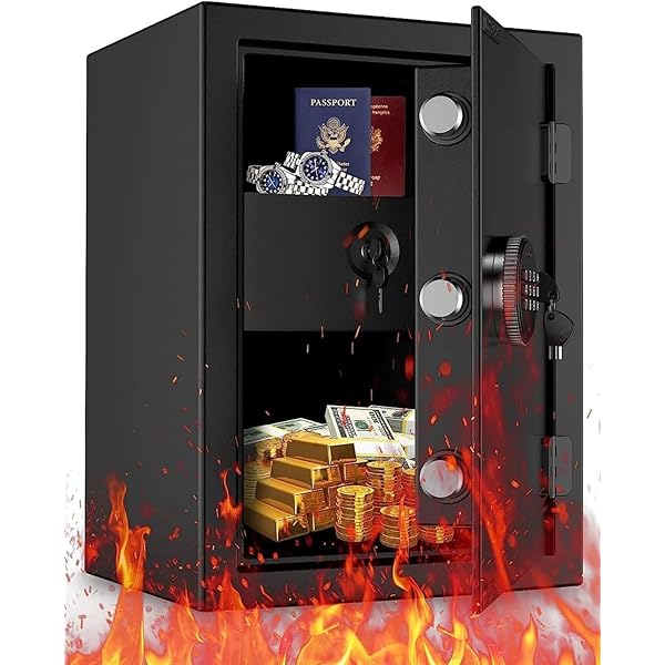 【送料無料】耐火金庫 テンキー式 耐火引き出し内蔵 家庭用 店舗用 会社用 ホテル用 防犯耐