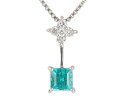 pCog} _Chy_glbNX Pt900/850 Paraiba tourmaline 0.173ct Diamond 0.05ctyCu[zyz