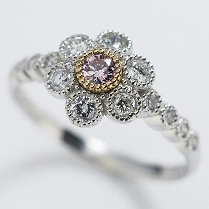 ԥ󥯥ɥ fancy light pink Pt950/K18PG ץ/ԥ󥯥 ԥ󥯥 PINKD...