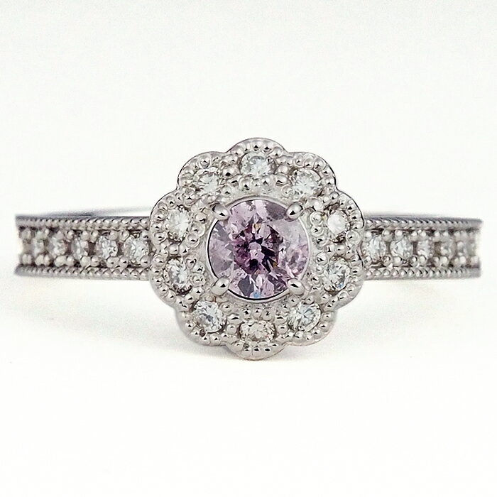 ԥ󥯥ɥ fancy light purplish pink Pt900 ץ ԥ󥯥 PINKDIAMON...