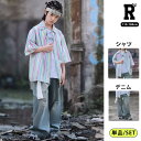 キッズダンス 衣装 シャツ デニム パンツ トップス ヒップホップ hiphop kpop 韓国 子供 キッズ ダンス衣装 女の子 男の子