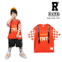 【訳あり 40%off 】120 在庫処分 キッズダンス衣装 トップス tシャツ 練習着 ストリート トップス レッド 赤 チェッカー シャツ 半袖 子供 キッ...