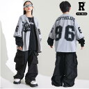 800円offクーポンあり! キッズダンス衣装 セットアップ ベースボール パンツ ヒップホップ hiphop kpop 韓国 子供 キッズ ダンス衣装 女の子