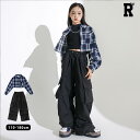 800円offクーポンあり! キッズダンス衣装 セットアップ ガールズ チェック ヘソだし シャツ パンツ ヒップホップ hiphop kpop 韓国 子供 キ...