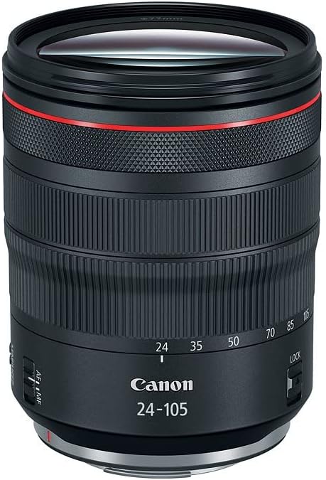 【新品・土日祝も当日発送】Canon 中望遠ズームレンズ RF24-105mm F4L IS USM EOSR対応 全長107.3mm ブラック RF24-10540LIS　キャノン　キヤノン　送料無料