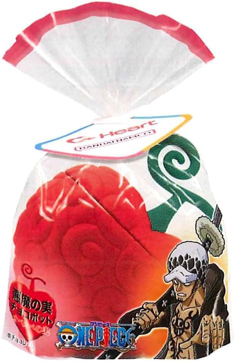 【新品・土日祝も当日発送,ギフト袋、メッセージカード付き】オペオペの実　バレンタインチョコレート　2024年度版　ハート ワンピース悪魔の実チョコポット 悪魔のみ あくまのみ 内容量 5個入りのサムネイル