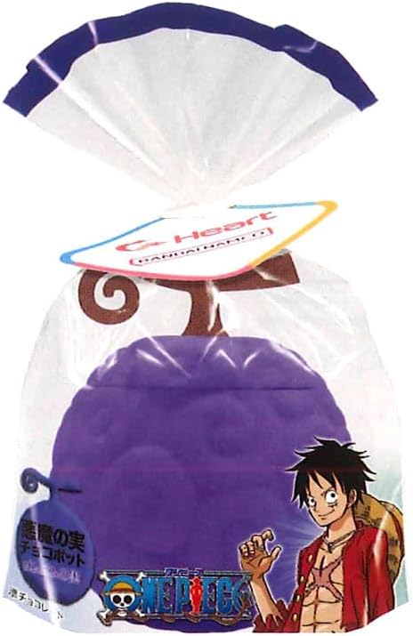 【新品・土日祝も当日発送,ギフト袋、メッセージカード付き】ゴムゴムの実　バレンタインチョコレート　2024年度版　ハート ワンピース悪魔の実チョコポット 悪魔のみ あくまのみ 内容量 5個入りのサムネイル