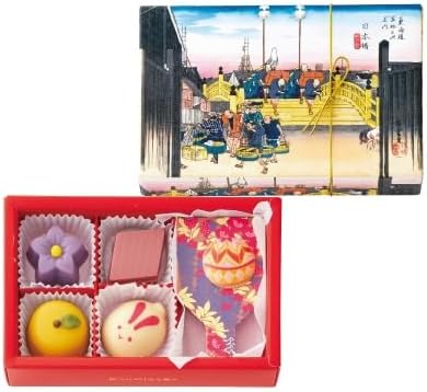 【土日祝も当日発送,ギフト袋、メッセージカード付き】 和菓子しょこらあわせ 橋 2025年度版ホワイトデーお返し・バレンタインデー限定版 おしゃれ 高級 内容量...