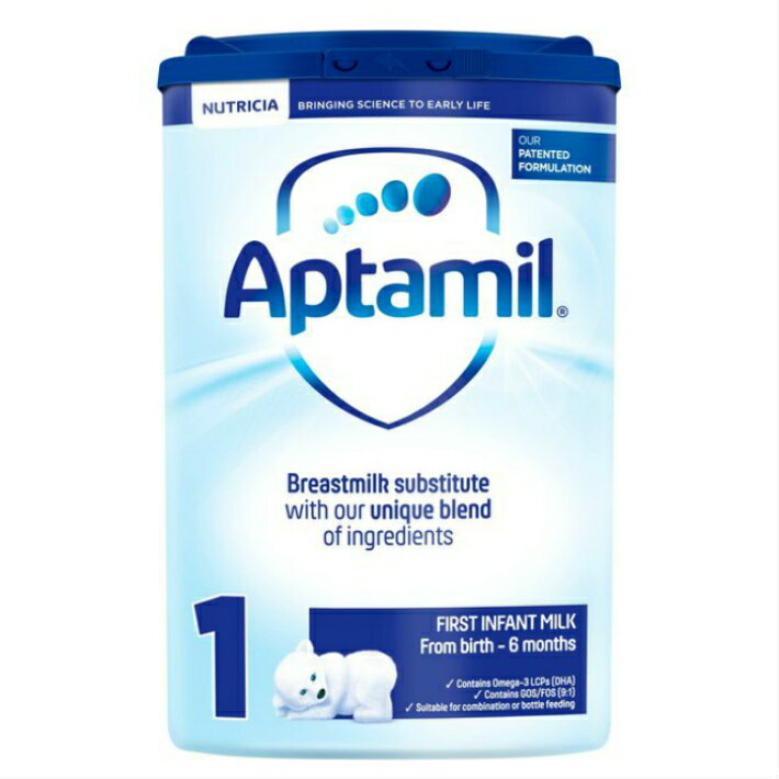 【800g 1個・新生児から】Aptamil (アプタミル) 乳児用粉ミルク [ヌクレオチド配合]【0カ月から】 [厳..