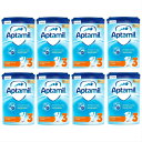 【800g 8個セット・1歳から】Aptamil (アプタミル) 乳児用粉ミルク [ヌクレオチド配合]【まとめ買いでお得!!】