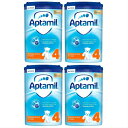 【800g 4個セット・2歳から】Aptamil (アプタミル) 乳児用粉ミルク [ヌクレオチド配合]