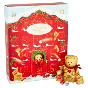 [250gx4箱セット] Lindt Bear Advent Calendar 250g（ リンツ くまさん クリスマス アドベントカレンダ チョコレート )[英国直送]