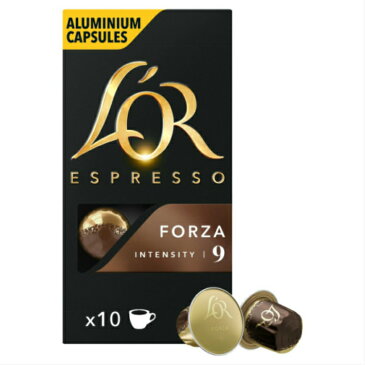 【10pcs*8箱セット、計80pcs】L'OR Espresso Coffee Capsules (ロル バラエティ エスプレッソ コーヒー カプセル) Lungo Profondo & Supremo & Colombia & Ristretto Decaff & Onyx & Ristretto & Splendente & Forza ネスプレッソコーヒーマシンに対応【英国直送】